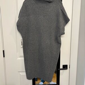 DKNY Heather Gray Sleeveless Knit Tunic